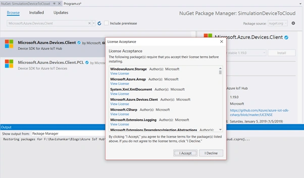 How To Send Telemetry From An IoT Device To The Azure IoT Hub Using C#