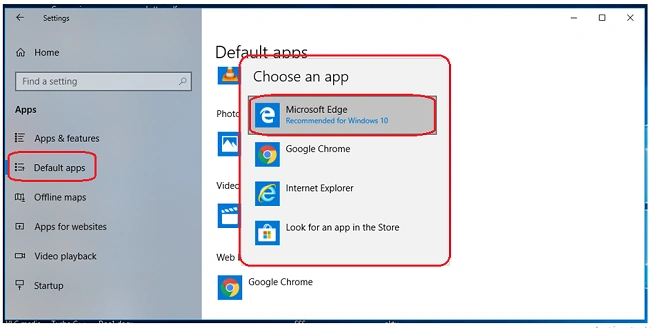 default app