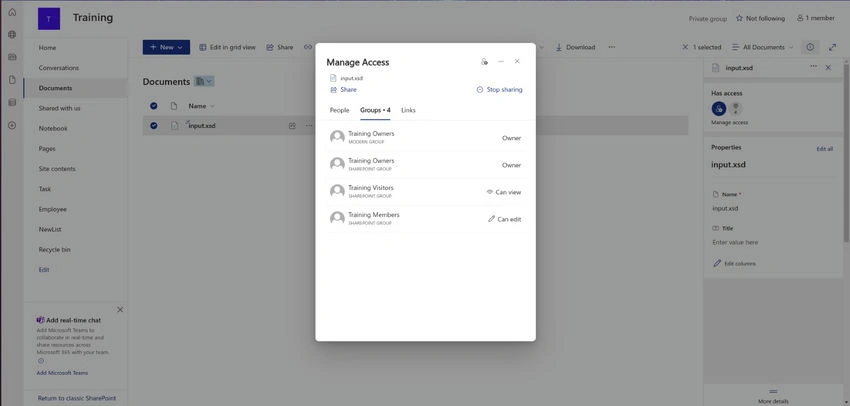 Customize Access