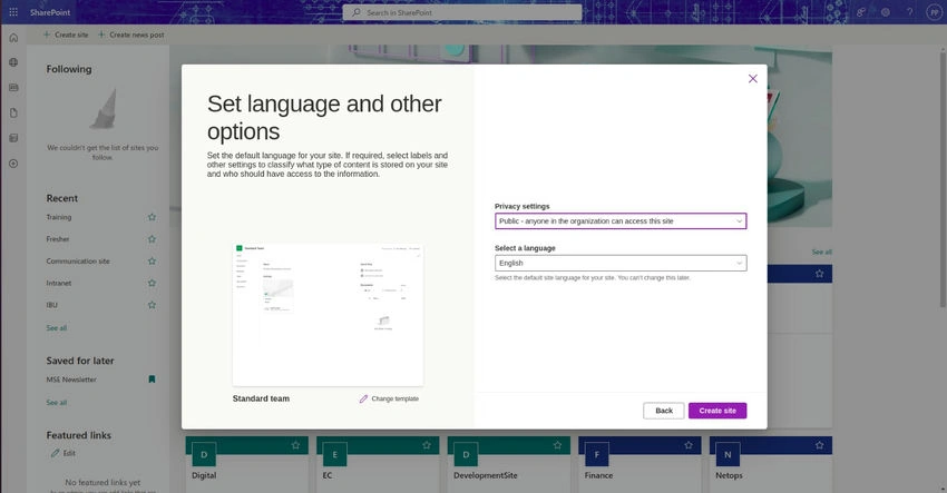 Set Language