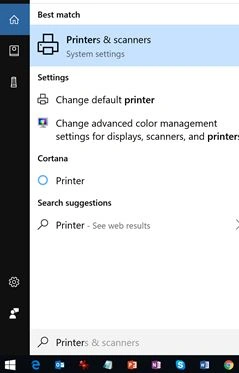 Windows 10 Default Printer