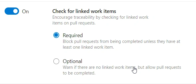 Work linked items
