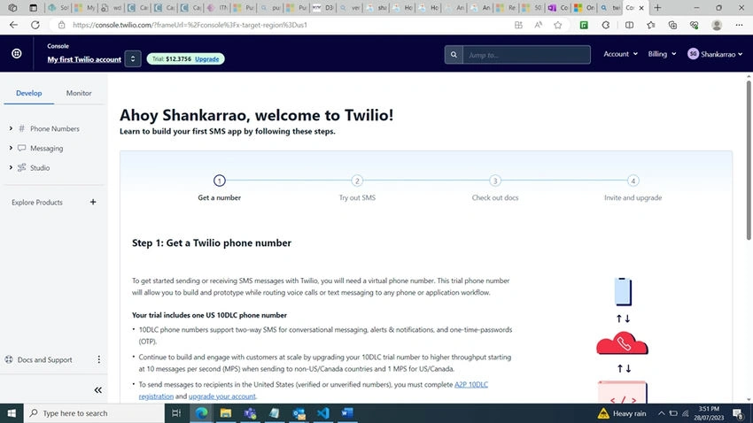 Twilio WhatsApp API