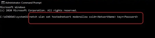  Change your network 