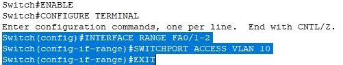 Step 4 For IT Department (VLAN 10)