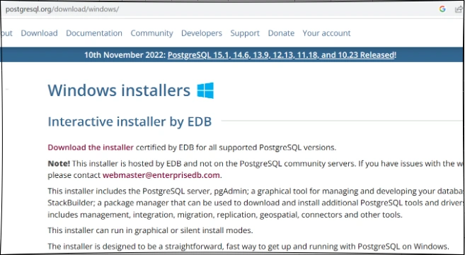 Setup And Install PostgreSQL Database Locally