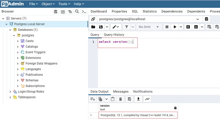 Setup And Install PostgreSQL Database Locally