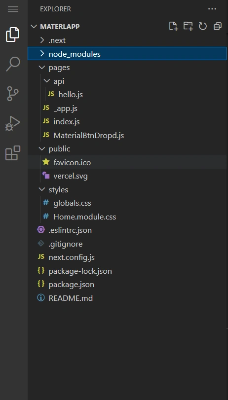 Setup Button and Drowpdown In Next JS With Material UI/MUI Component