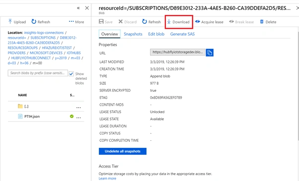 How To Setup Diagnostic Logs With An IoT Hub