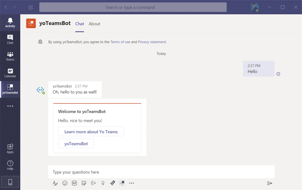 How To Setup Enviornment For Yeoman Teams Generator