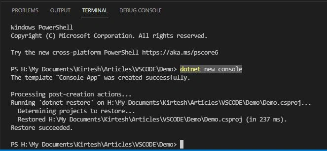 Setup Visual Studio Code for C#10 and .net 6.0