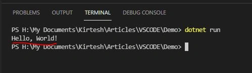 Setup Visual Studio Code for C#10 and .net 6.0