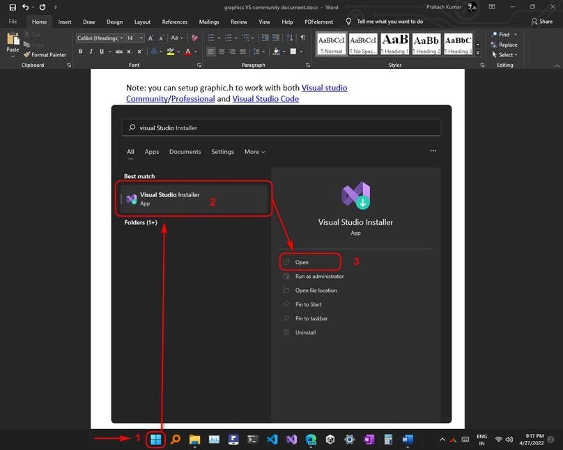 How To Setup Visual Studio Community For Graphical Programming In C++