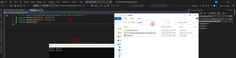 Share and Install C# Application