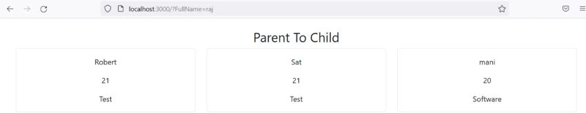 How To Share Data Between One Component To Another Component In React