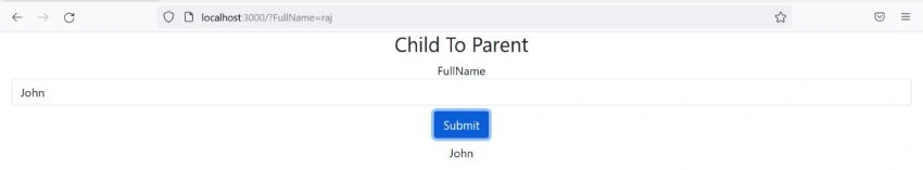 How To Share Data Between One Component To Another Component In React
