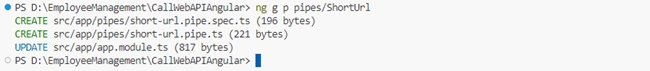 URL shortener in angular