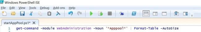 Start And Stop IIS App Pool 