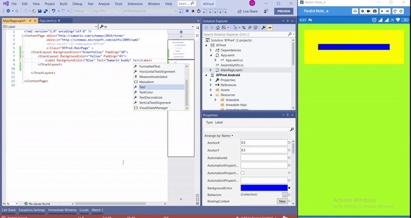 How To Start The Hot Reloading In XAML