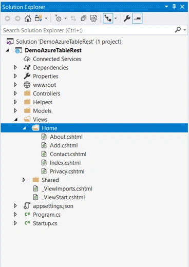 How To Store Data In Azure Table Storage Using Rest API in ASP.NET Core