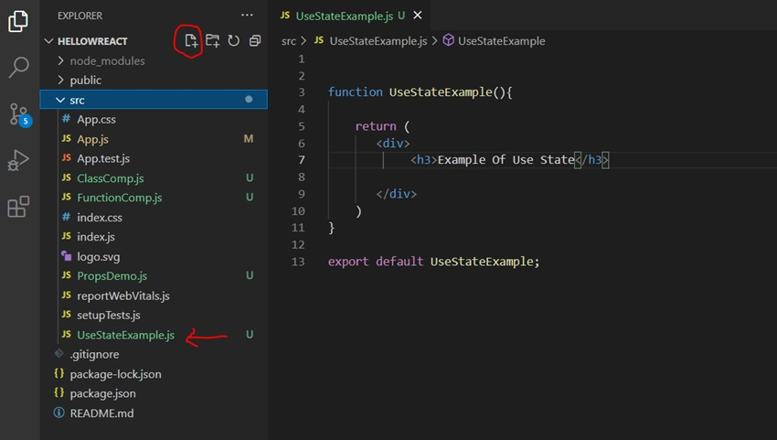 How to store data using useState