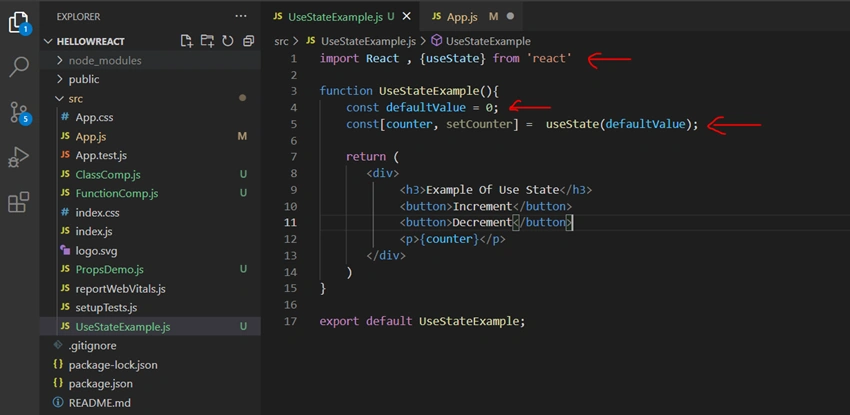 How to store data using useState