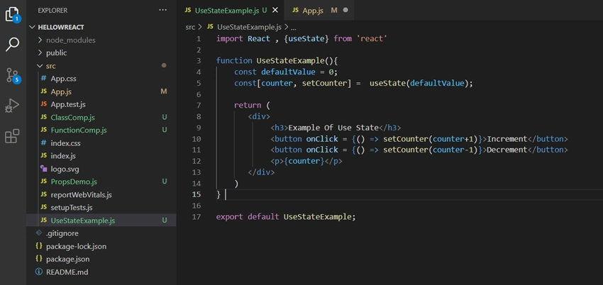 How to store data using useState