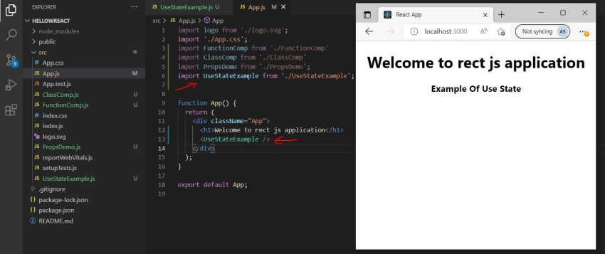 How to store data using useState