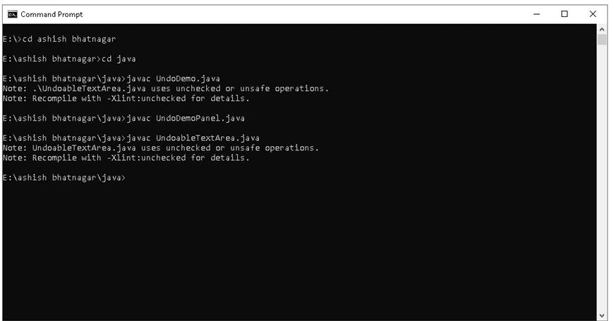 How To Support Undo And Redo In Components Based On The Jtextcomponent Class