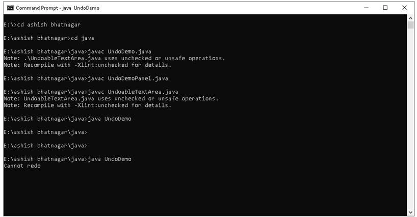 How To Support Undo And Redo In Components Based On The Jtextcomponent Class