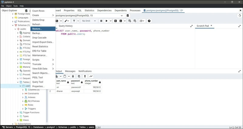 PostgreSQL