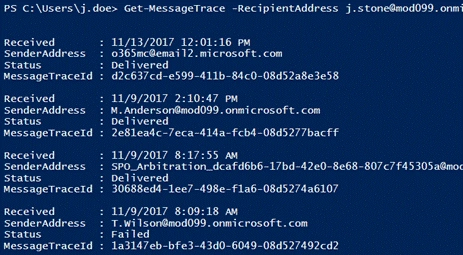 How To Track Or Trace The Message In Office 365 Exchange Online