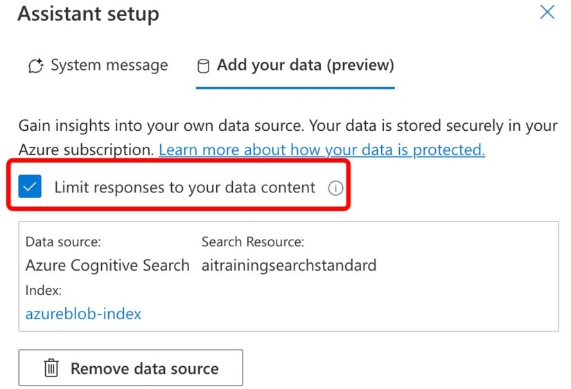 Data content
