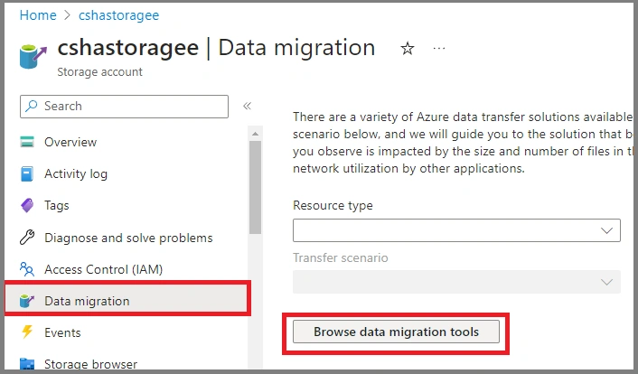 How to transfer Azure Storage blobs between the containers