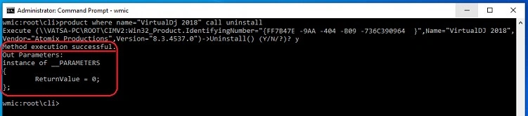 Method Execution Successful