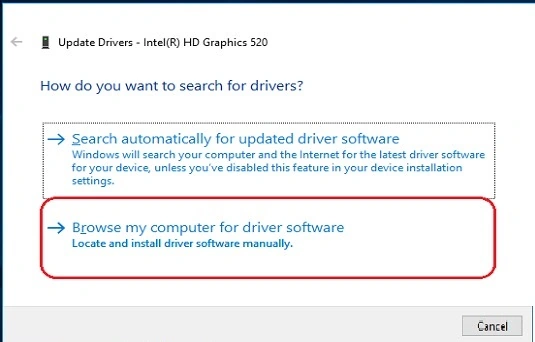 Browse my computer