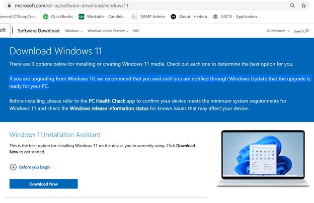 Upgrade to Windows 11 Download