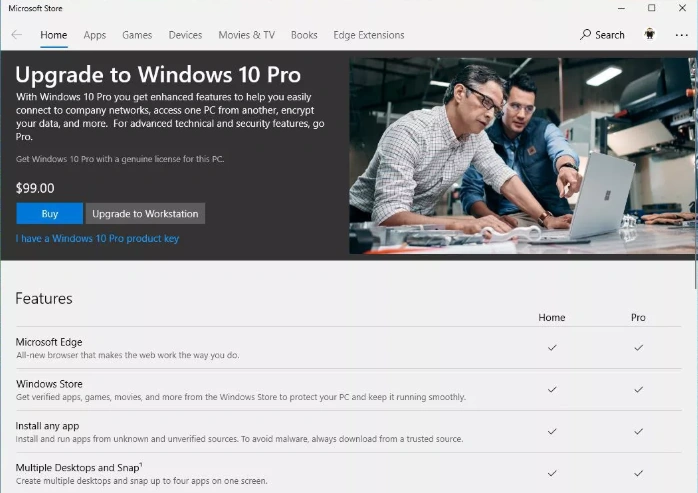 MS store