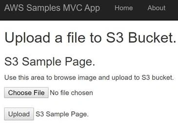 Upload a file to s3 bucket