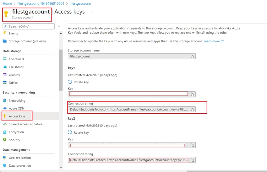 Access Keys