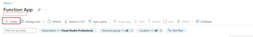 FunctionCreate