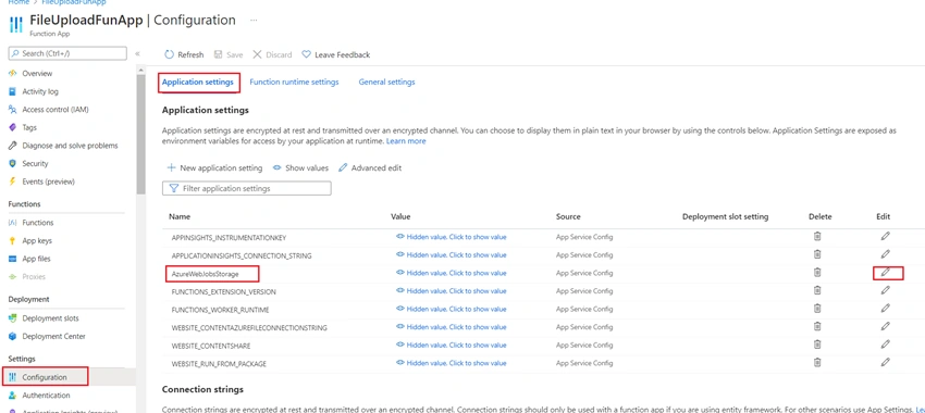 How to upload files into Azure Blog Storage using Azure functions in C#