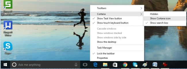 taskbar