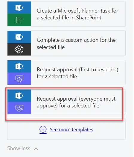 Request approval