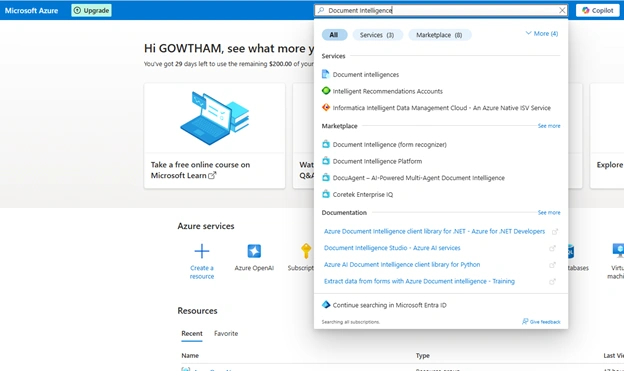 Document Intelligence
