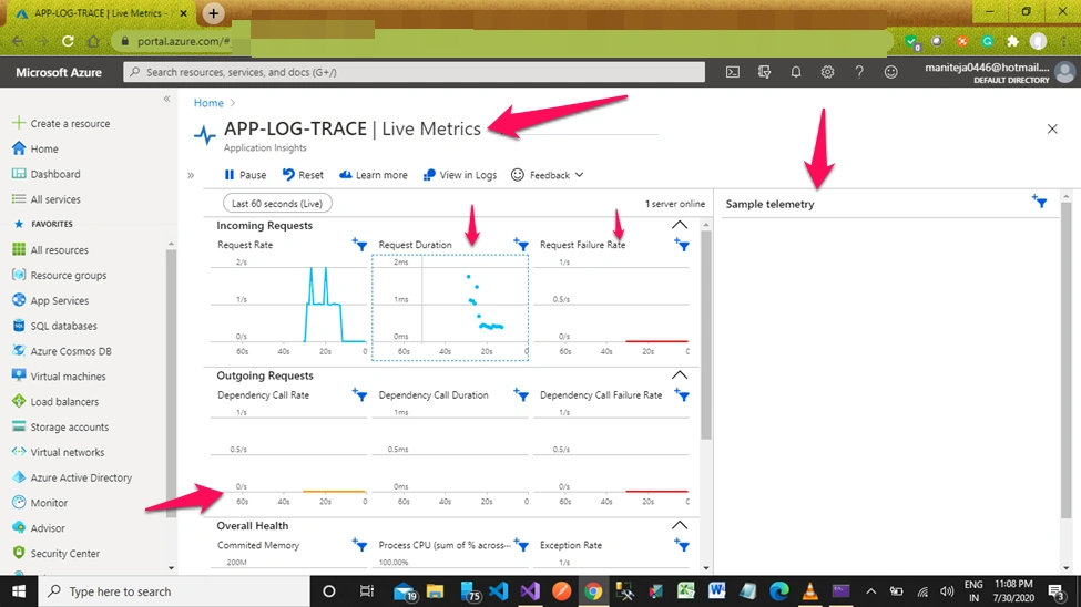 How To Use Azure Application Insights In The Azure Portal, Configuration, And Setup From End To End Setup