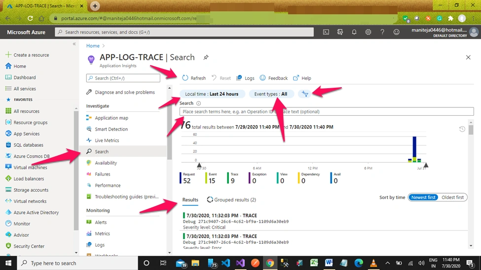 How To Use Azure Application Insights In The Azure Portal, Configuration, And Setup From End To End Setup