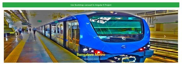 How To Use Bootstrap Carousel In Angular 8