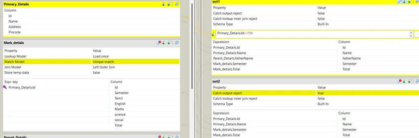 How to use Catch Output Reject in tMap Component with Examples