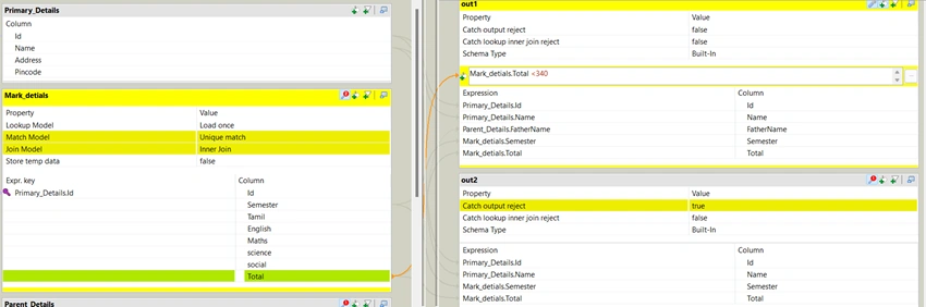 How to use Catch Output Reject in tMap Component with Examples